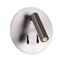Faro kinkiet 1x6W + 1x3W LED 3000K 230V chrom
